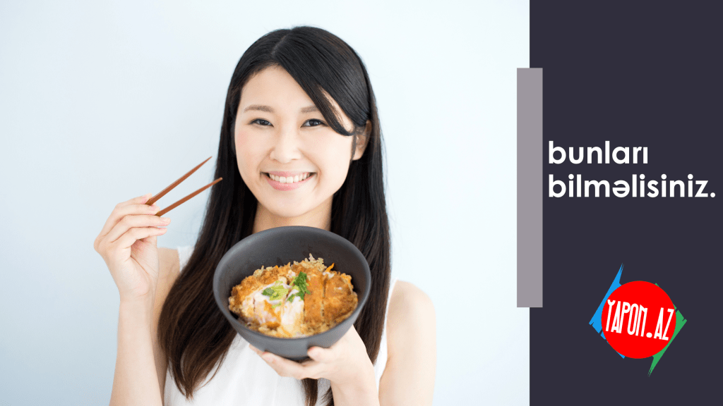 いただきます və ごちそうさま sözlərinin işlənmə&nbsp;qaydası.